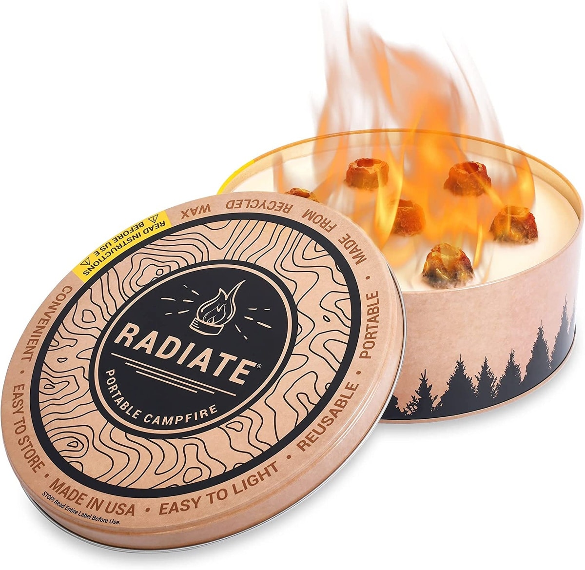 radiate portable fire pit