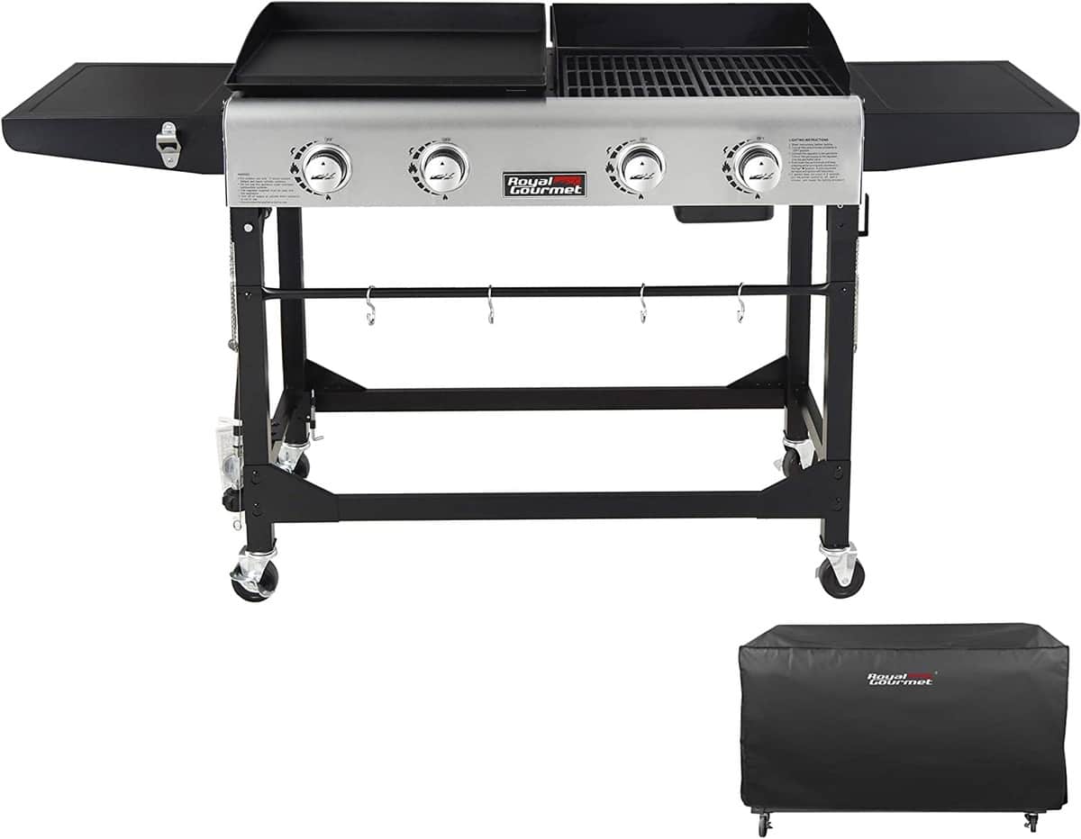 royal gourmet grill griddle combo