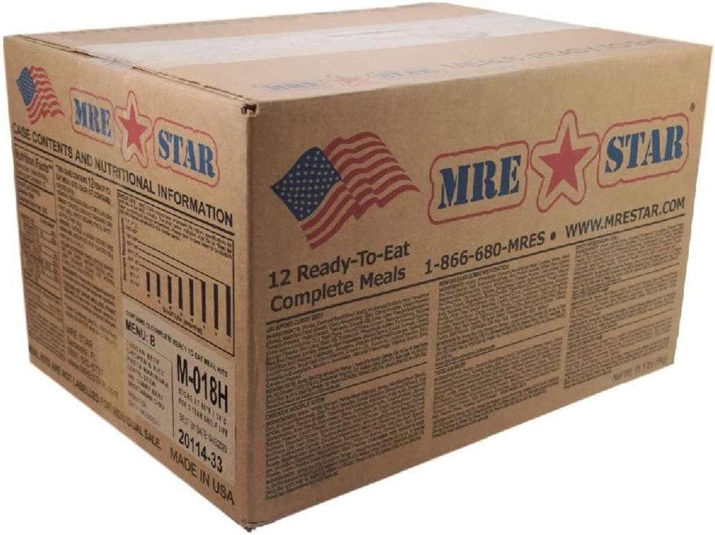 MRE STAR Survival Meal Box
